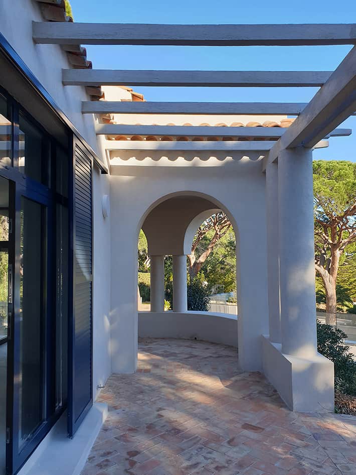guillaume pepin architecte projet villa architecture maison Mas de la musardise Sainte-Maxime 06